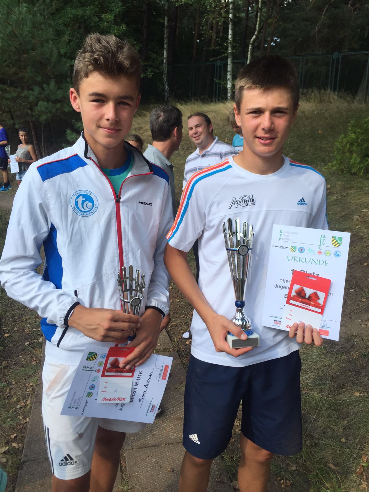 Florian Daffner (rechts) - neuer Ostdeutscher Meister